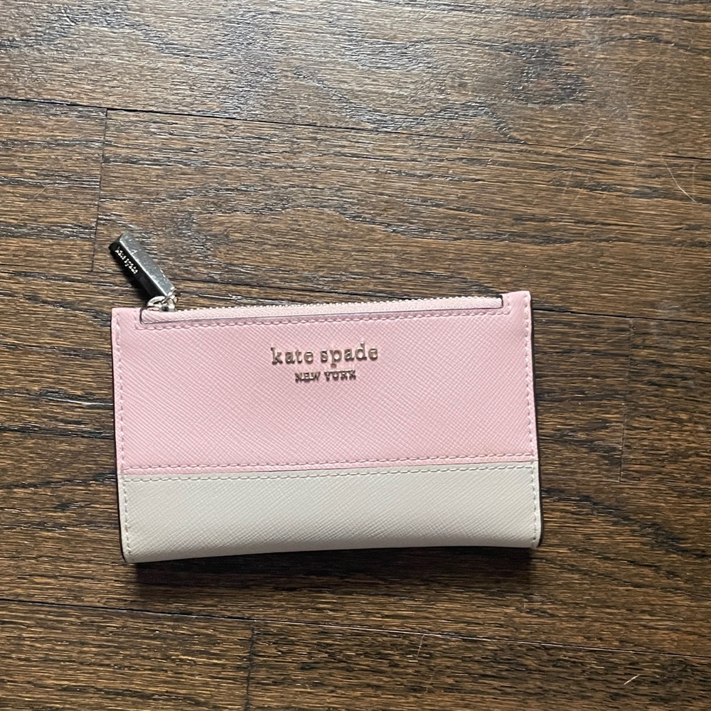 Kate Spade Blush Pink and Cream Wallet